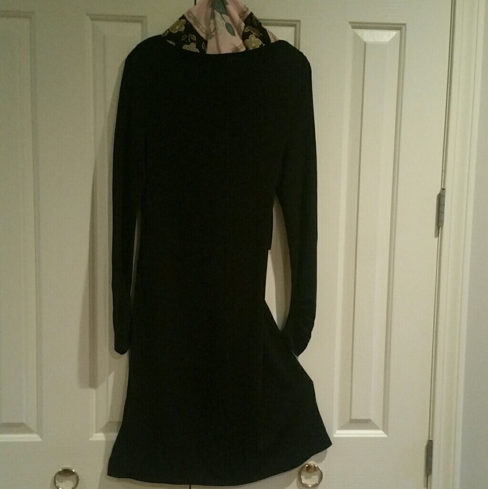 NWT. Perfect Black Dress, Adrienne Vittadini, Sz 8